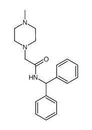 1-Piperazineacetamide, N-(diphenylmethyl)-4-methyl- picture