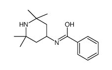 N-(2,2,6,6-tetramethylpiperidin-4-yl)benzamide结构式