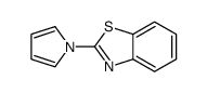 Benzothiazole, 2-(1H-pyrrol-1-yl)- (9CI) Structure