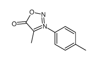 4-methyl-3-(4-methylphenyl)oxadiazol-3-ium-5-olate结构式