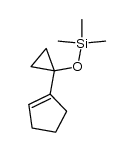 1-(1-(trimethylsiloxy)cyclopropyl)cyclopentene结构式