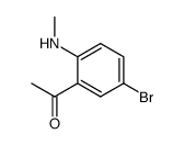 1-(5-bromo-2-(methylamino)phenyl)ethanone结构式