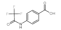 4-[(三氟乙酰基)氨基]苯甲酸结构式