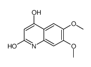 4-HYDROXY-6,7-DIMETHOXYQUINOLIN-2(1H)-ONE Structure
