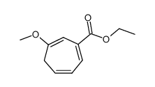 ethyl 3-methoxy-2,5,7-cycloheptatriene-1-carboxylate结构式