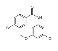 4-Bromo-N-(3,5-dimethoxyphenyl)benzamide结构式