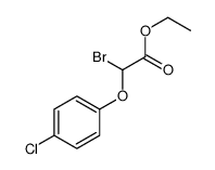 ethyl 2-bromo-2-(4-chlorophenoxy)acetate Structure