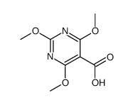 2,4,6-trimethoxy-pyrimidine-5-carboxylic acid结构式