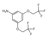 3,5-BIS-(2,2,2-TRIFLUOROETHOXY)PHENYLAMINE结构式