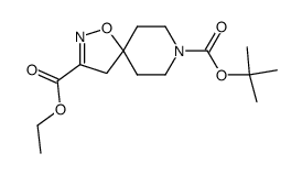3-ETHYL 8-BOC-1-OXA-2,8-DIAZASPIRO[4.5]DEC-2-ENE-3-CARBOXYLATE Structure
