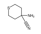 4-Aminotetrahydrothiopyran-4-carbonitrile Structure