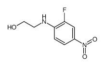 Ethanol, 2-[(2-fluoro-4-nitrophenyl)amino]- (9CI) structure