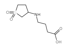 4-[(1,1-dioxothiolan-3-yl)amino]butanoic acid Structure
