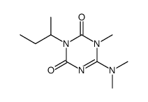 3-sec-butyl-6-dimethylamino-1-methyl-1H-[1,3,5]triazine-2,4-dione结构式