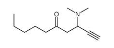 3-(dimethylamino)dec-1-yn-5-one结构式