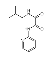 N-(2-methylpropyl)-N'-pyridin-2-yloxamide结构式
