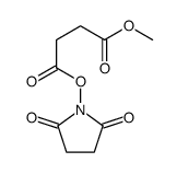 4-O-(2,5-dioxopyrrolidin-1-yl) 1-O-methyl butanedioate结构式