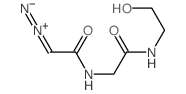 2-hydroxyethylcarbamoylmethylcarbamoylmethylidene-imino-azanium Structure