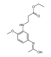 ethyl 3-(5-acetamido-2-methoxyanilino)propanoate Structure