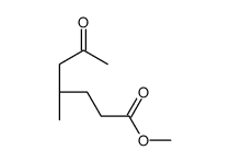 methyl (4R)-4-methyl-6-oxoheptanoate Structure