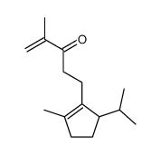 3-isopropyl-1-methyl-2-(4-methyl-3-oxo-4-pentenyl)-1-cyclopentene Structure