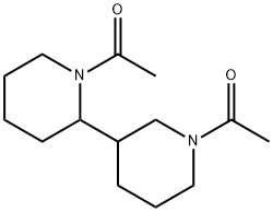 1,1'-Diacetyl-2,3'-bipiperidine Structure