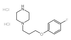 1-(3-(4-FLUOROPHENOXY)-PROPYL)-PIPERAZINE DIHYDROCHLORIDE结构式