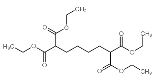 1,1,6,6-tetraethyl hexane-1,1,6,6-tetracarboxylate structure