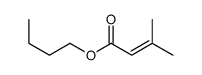 butyl 3-methyl-2-butenoate Structure