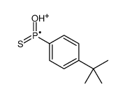 (4-tert-butylphenyl)-oxo-sulfanylphosphanium Structure