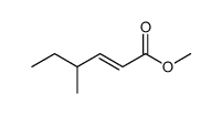 (E)-4-Methyl-2-hexensaeure-methylester Structure