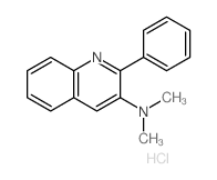 N,N-dimethyl-2-phenyl-quinolin-3-amine结构式