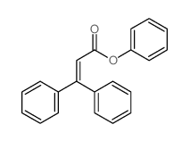 phenyl 3,3-diphenylprop-2-enoate Structure