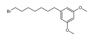 5-(7'-bromoheptyl)-1,3-dimethoxybenzene结构式