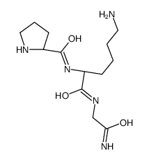 prolyl-lysyl-glycinamide结构式