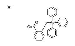 (2-nitrophenyl)methyl-triphenylarsanium,bromide Structure