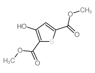 2,5-Bis(methoxycarbonyl)-3-hydroxythiophene Structure