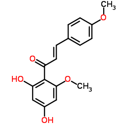 2',4'-二羟基-4,6'-二甲氧基查尔酮结构式