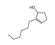 2-hexylcyclopent-2-en-1-ol结构式