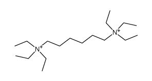 N,N'-Bis-triethyl-hexandiyl-diammonium Structure