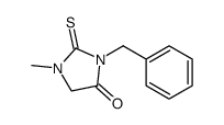 3-benzyl-1-methyl-2-thioxoimidazolidin-4-one Structure