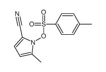 (2-cyano-5-methylpyrrol-1-yl) 4-methylbenzenesulfonate Structure