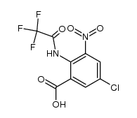 5-chloro-3-nitro-2-(2,2,2-trifluoroacetyl)aminobenzoic acid Structure