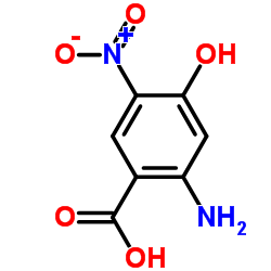 Benzoic acid, 2-amino-4-hydroxy-5-nitro- (9CI) structure
