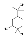 4-(2-hydroxypropan-2-yl)-1-methylcyclohexane-1,2-diol结构式