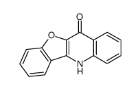 11-Oxo-5,11-dihydro-benzofuro[3,2-b][1]chinolon Structure