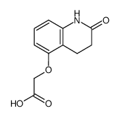 (2-oxo-1,2,3,4-tetrahydro-quinolin-5-yloxy)-acetic acid Structure