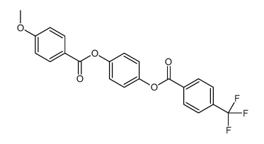 [4-(4-methoxybenzoyl)oxyphenyl] 4-(trifluoromethyl)benzoate Structure