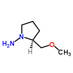 (2S)-2-(Methoxymethyl)-1-pyrrolidinamine structure