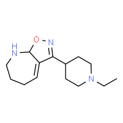 5H-Isoxazolo[5,4-b]azepine,3-(1-ethyl-4-piperidinyl)-6,7,8,8a-tetrahydro-(9CI)结构式